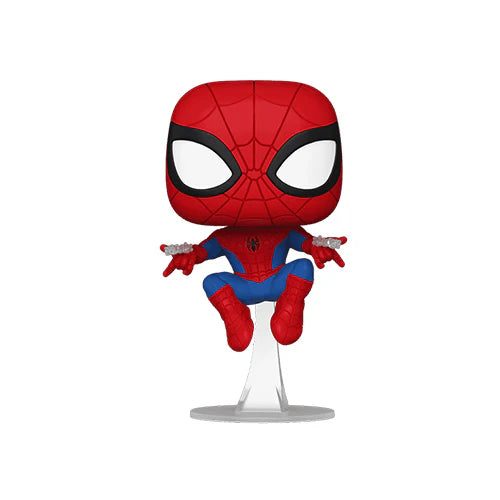 Pop! Marvel Spider-Man Spider-Man Swinging w/Webshooters International Exclusive