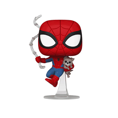 Pop! Marvel Spider-Man Spider-Man w/Sandwich the Dog International Exclusive