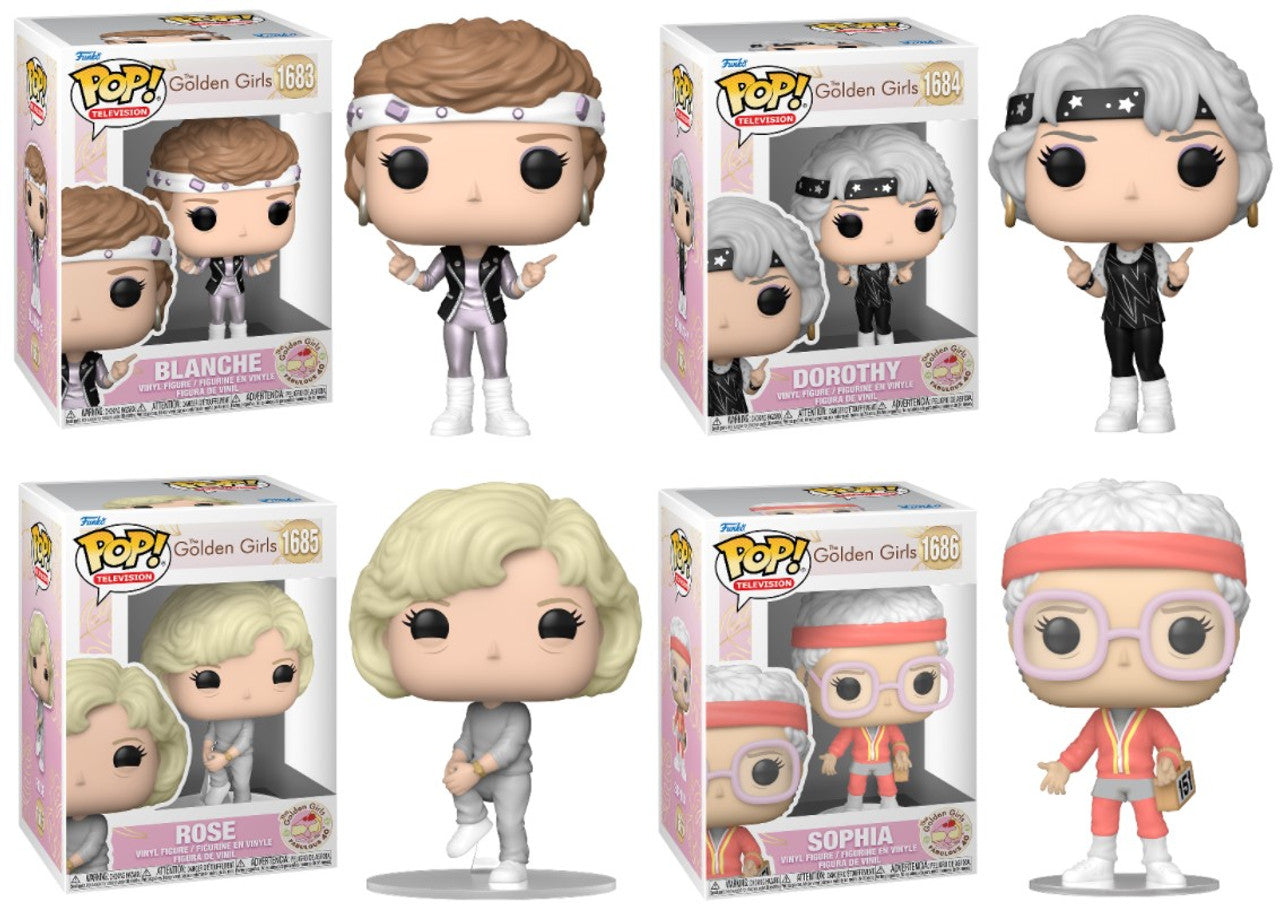 Pop! Complete Set 4 The Golden Girls 40th Anniversary