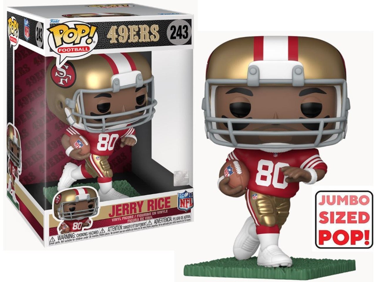 Pop! NFL Legends 10" Jerry Rice San Francisco 49ers