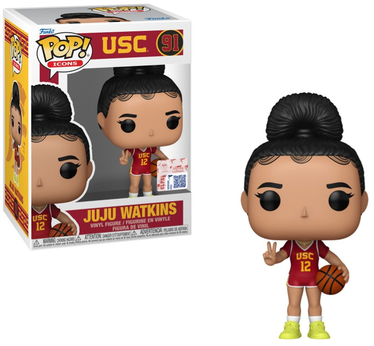 Pop! Basketball Icons JuJu Watkins USC Trojans NCAA