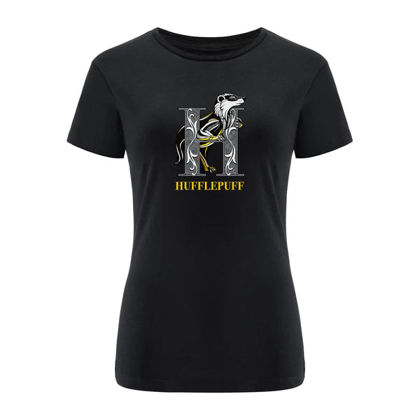 Hufflepuff Harry Potter Black T-shirt