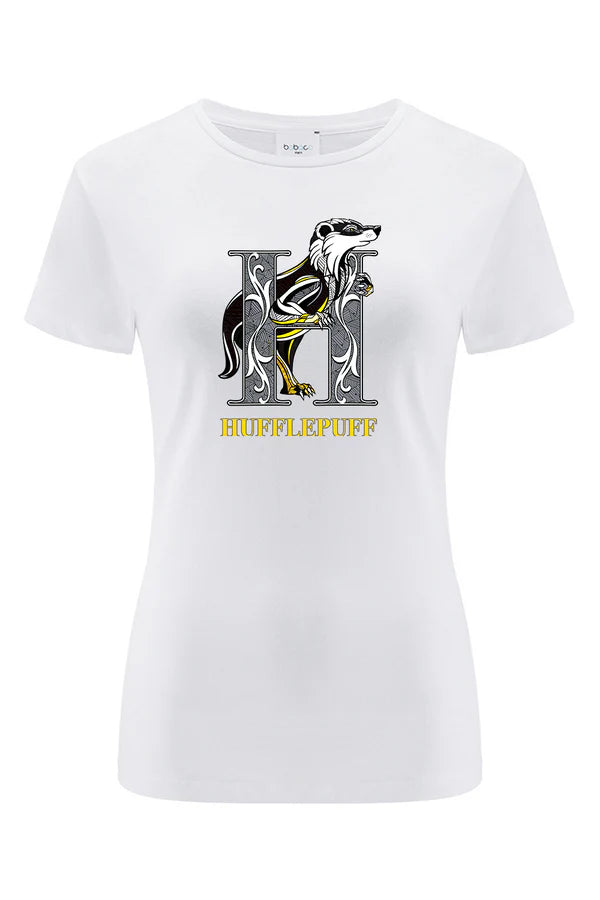 Hufflepuff Harry Potter White T-shirt