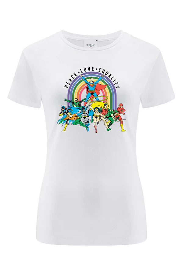 Justice League DC White T-shirt