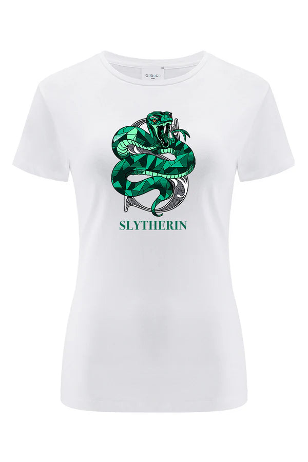 Slytherin Harry Potter White T-shirt