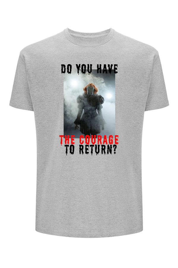 It Horror Gray T-shirt