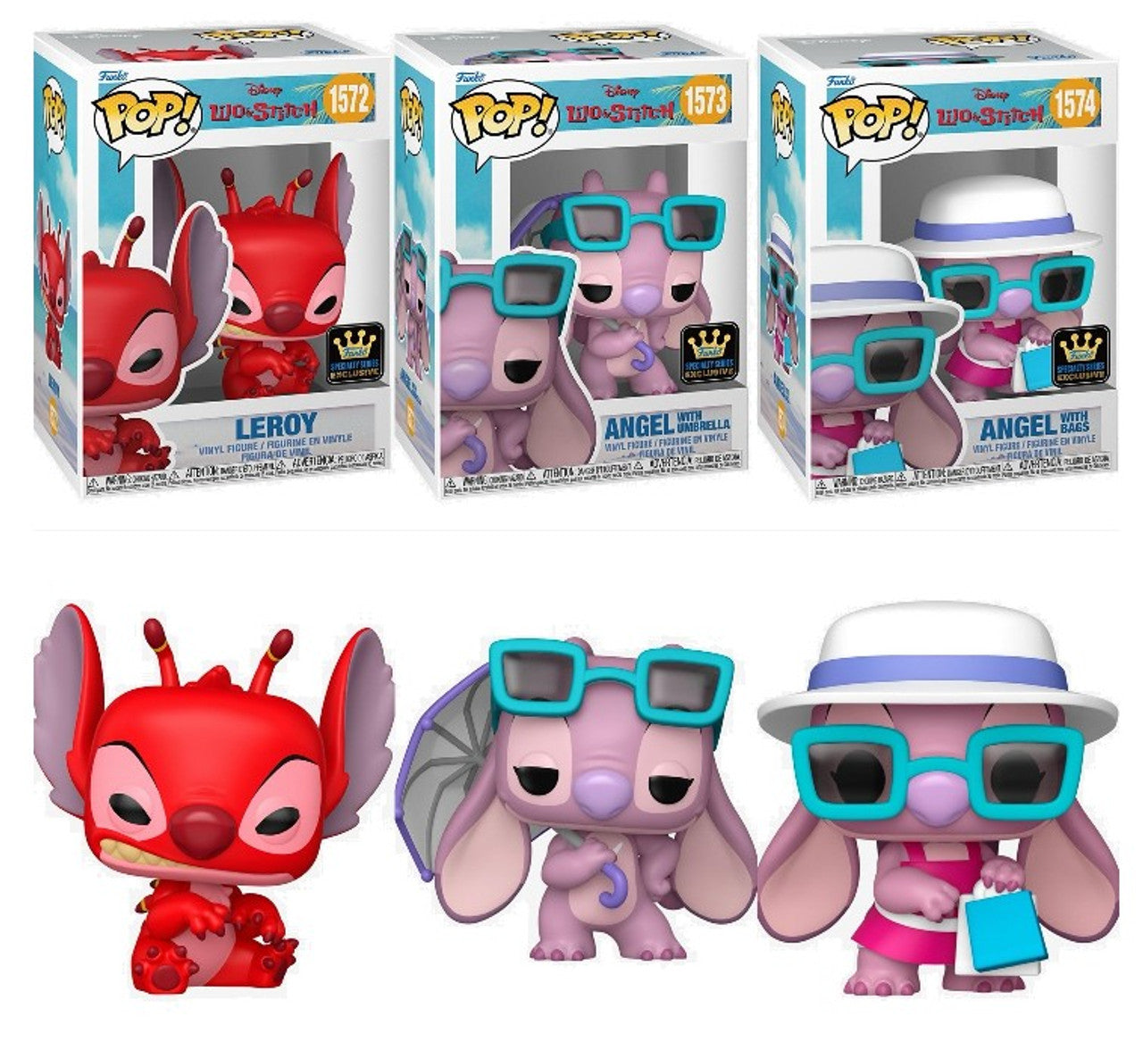 Pop! Specialty Series Complete Set 3 Lilo & Stitch