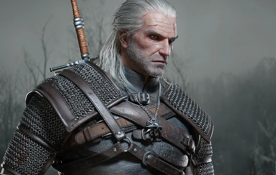 THE WITCHER 3 GERALT OF RIVIA PRESTIGE LINE 1/2 SCALE STATUE