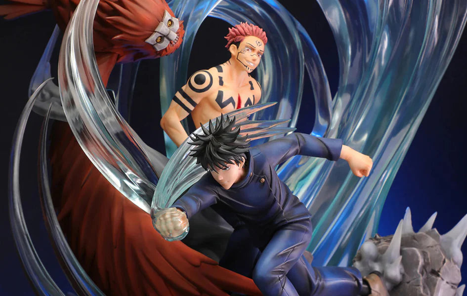 JUJUTSU KAISEN RYOMEN SUKUNA VS FUSHIGURO MEGUMI 1/6 SCALE STATUE