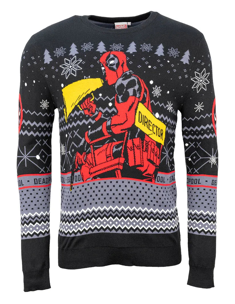 MARVEL Deadpool Christmas Movie Director Sweatshirt