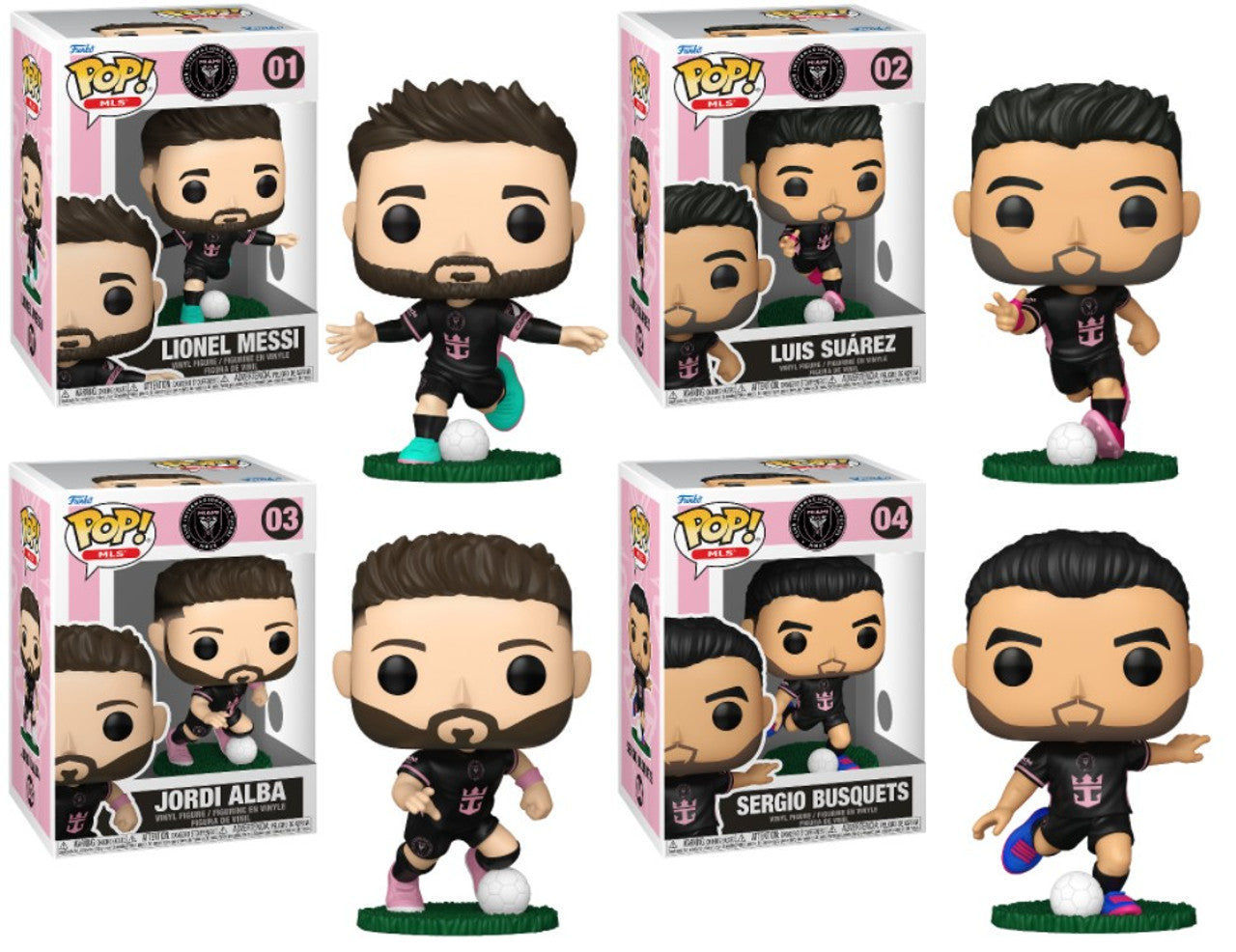 Pop! MLS Soccer Complete Set 4 Inter Miami