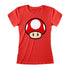 Nintendo Super Mario Power Up Mushroom Fitted T-Shirt