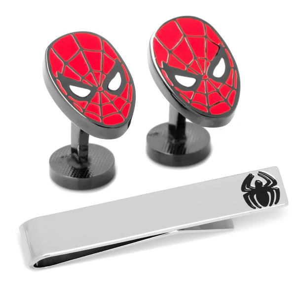 Spider-Man Cufflinks and Tie Bar Gift Set