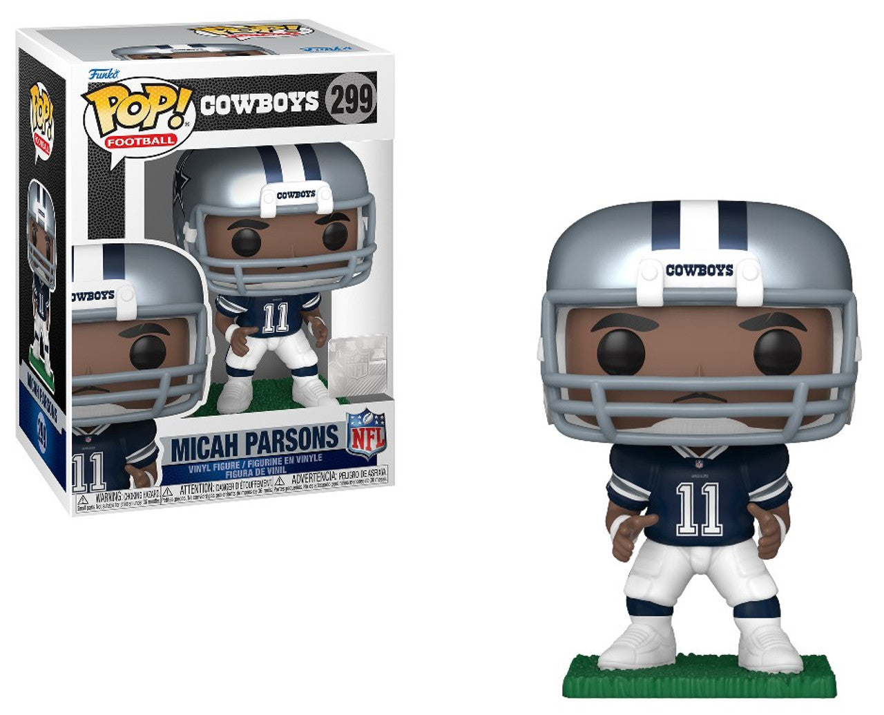 Pop! Micah Parsons Dallas Cowboys Navy Jersey NFL