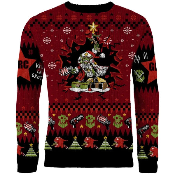 Warhammer 40000 Red Gobbo Christmas Jumper