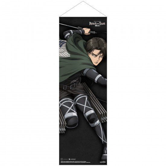 Attack on Titan Final Season Slim Fabric Wall Scroll Levi