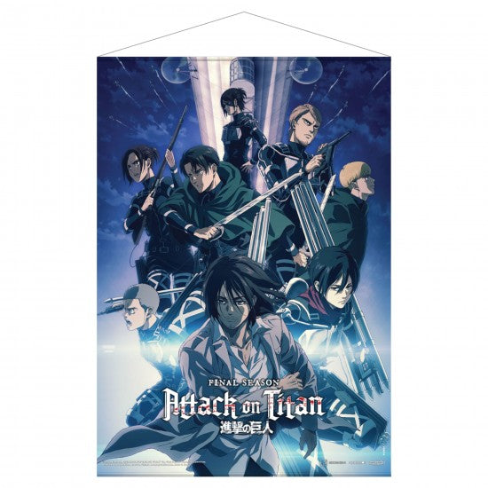 Attack on Titan The Final Season Part 1 Key Visual 2 Fabric Wall Scroll