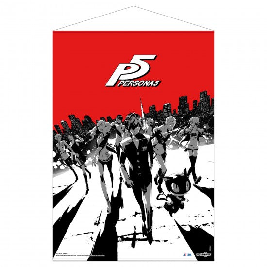 Persona 5 Group Fabric Wall Scroll