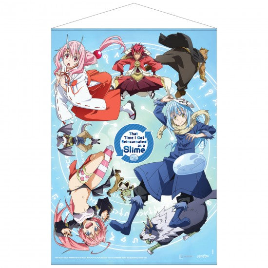 That Time I got Reincarnated as a Slime Tensei Shitara Suraimu Datta Ken Magic Wall Scroll