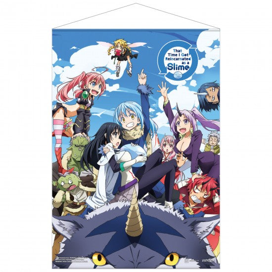 That Time I got Reincarnated as a Slime Tensei Shitara Suraimu Datta Ken Key Art S1 Wall Scroll