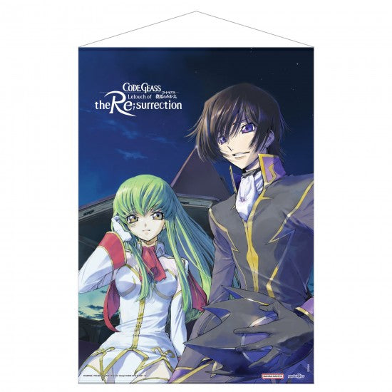 Code Geass Lelouch of the Re:surrection Fabric Wall Scroll Lelouch and C.C.