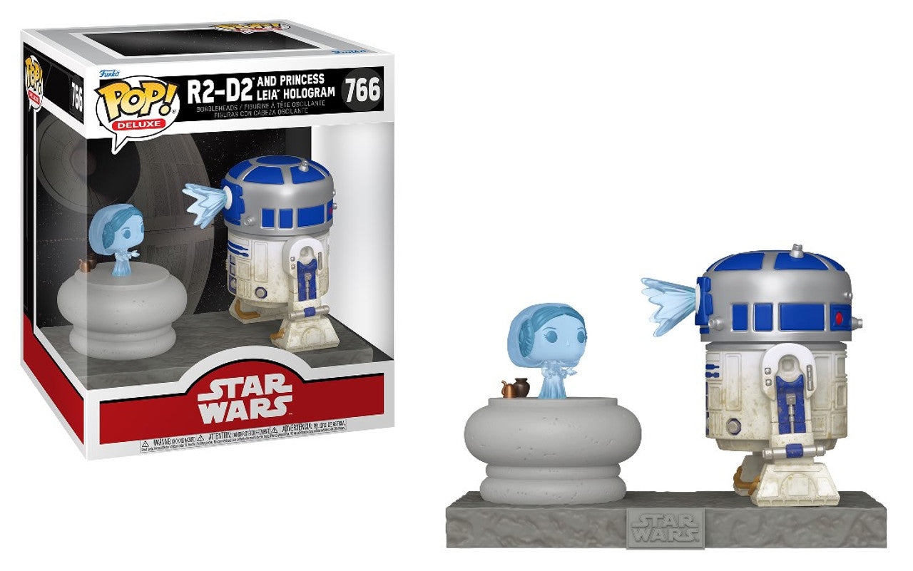 Pop! Deluxe R2-D2 w/Leia Star Wars