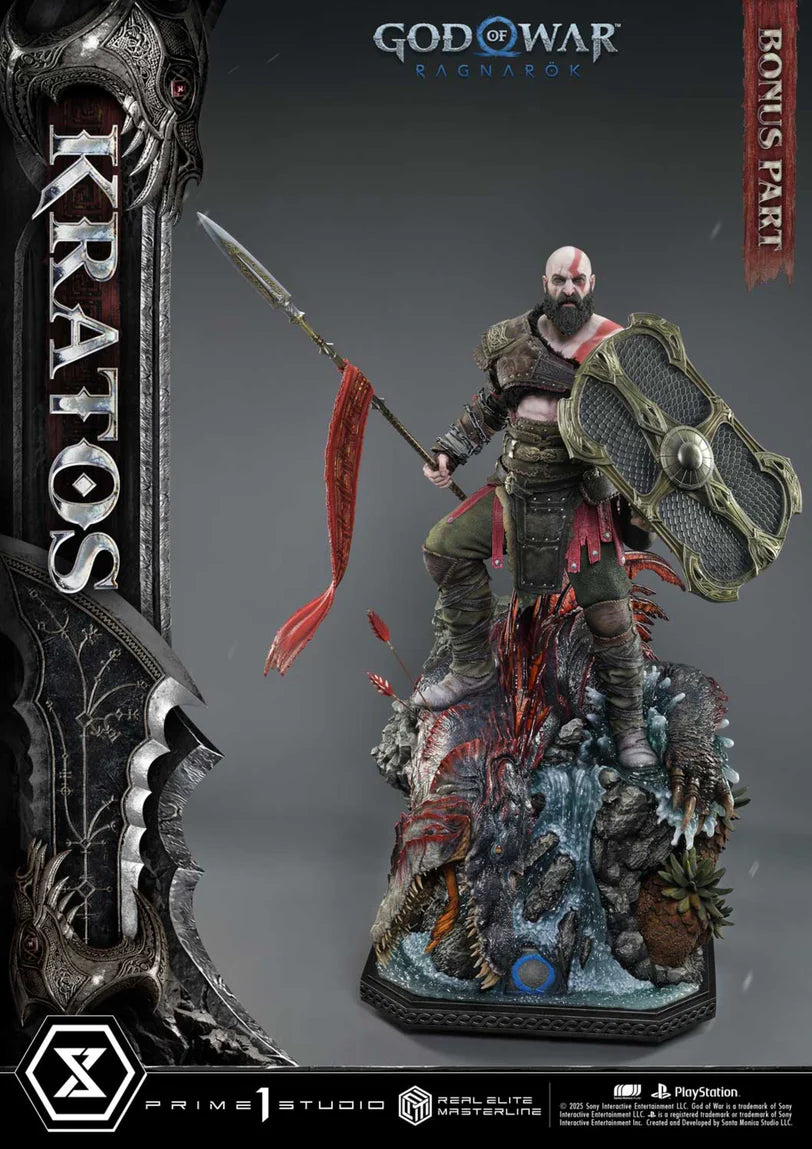 PRIME 1 STUDIO REAL ELITE MASTERLINE GOD OF WAR RAGNAROK KRATOS ULTIMATE BONUS VERSION