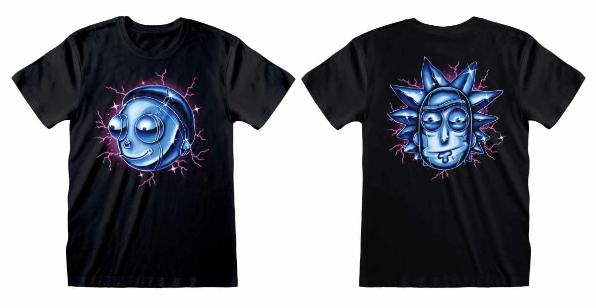 Rick And Morty Chrome Effect T-Shirt