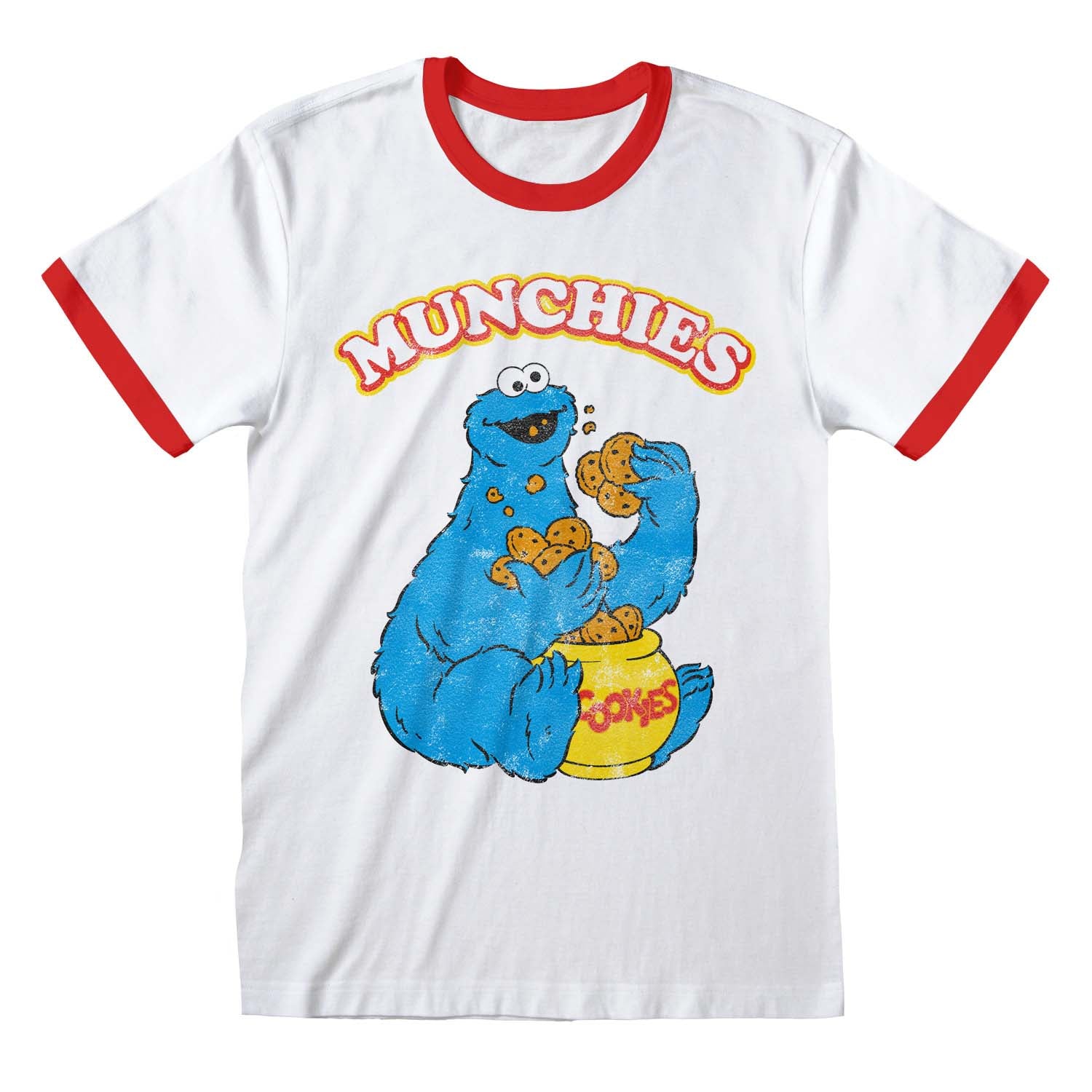 Sesame Street Munchies Ringer T-Shirt