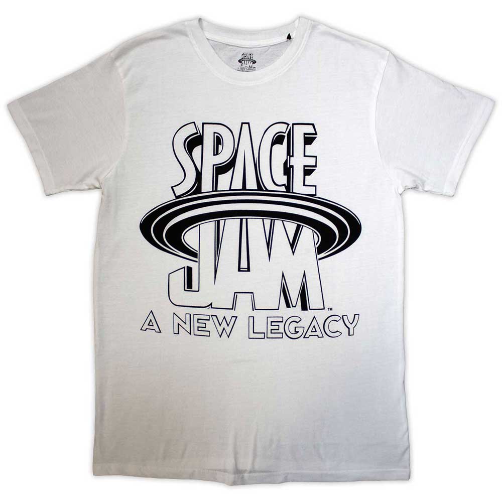 SPACE JAM SPACE JAM 2 B&W LOGO T-SHIRT