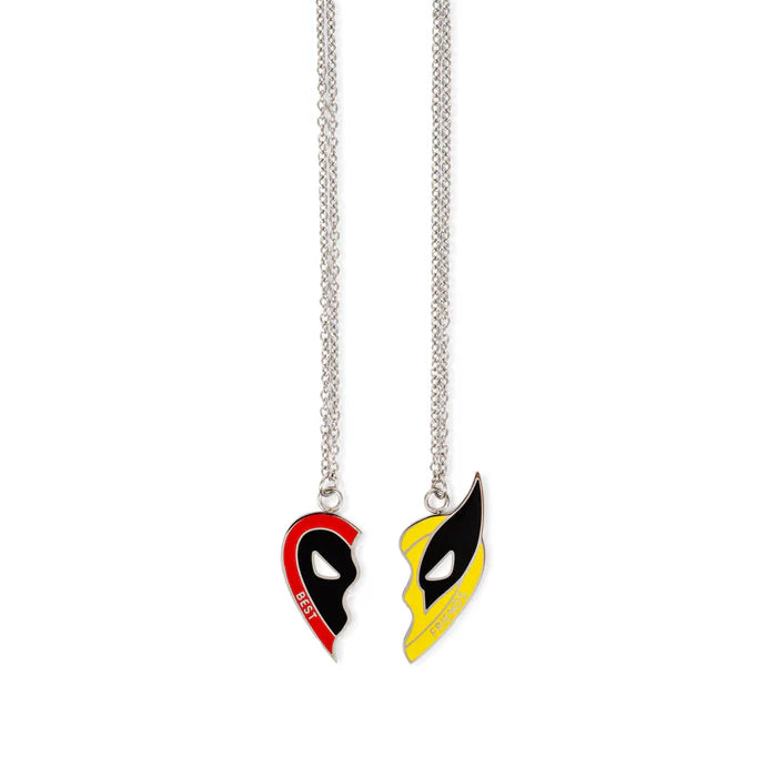 Marvel Studios Deadpool & Wolverine Best Friends 2-Piece Enamel Pendant Necklace Set