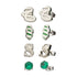 Harry Potter House Slytherin 4-Piece Stud Earring Set