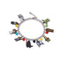 Star Wars Cute Chibi Characters Pendant Enamel Charms Bracelet