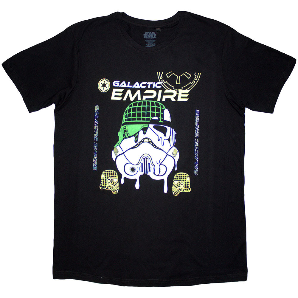 Star Wars Galactic Empire Melted Mask T-Shirt