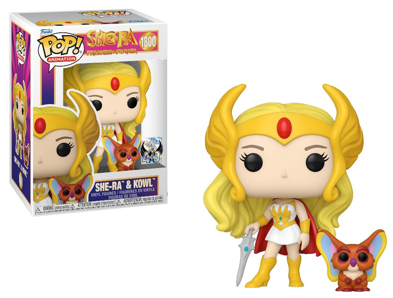 Pop! Animation She-Ra w/Kowl She-Ra 40th Anniversary