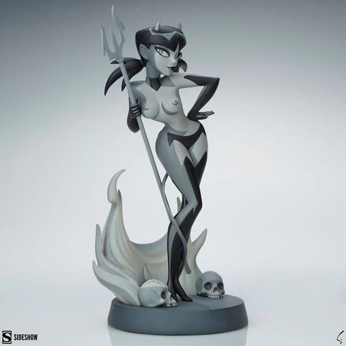 Sideshow Collectibles Original Artist Series Devil Girl Black and White Variant Statue