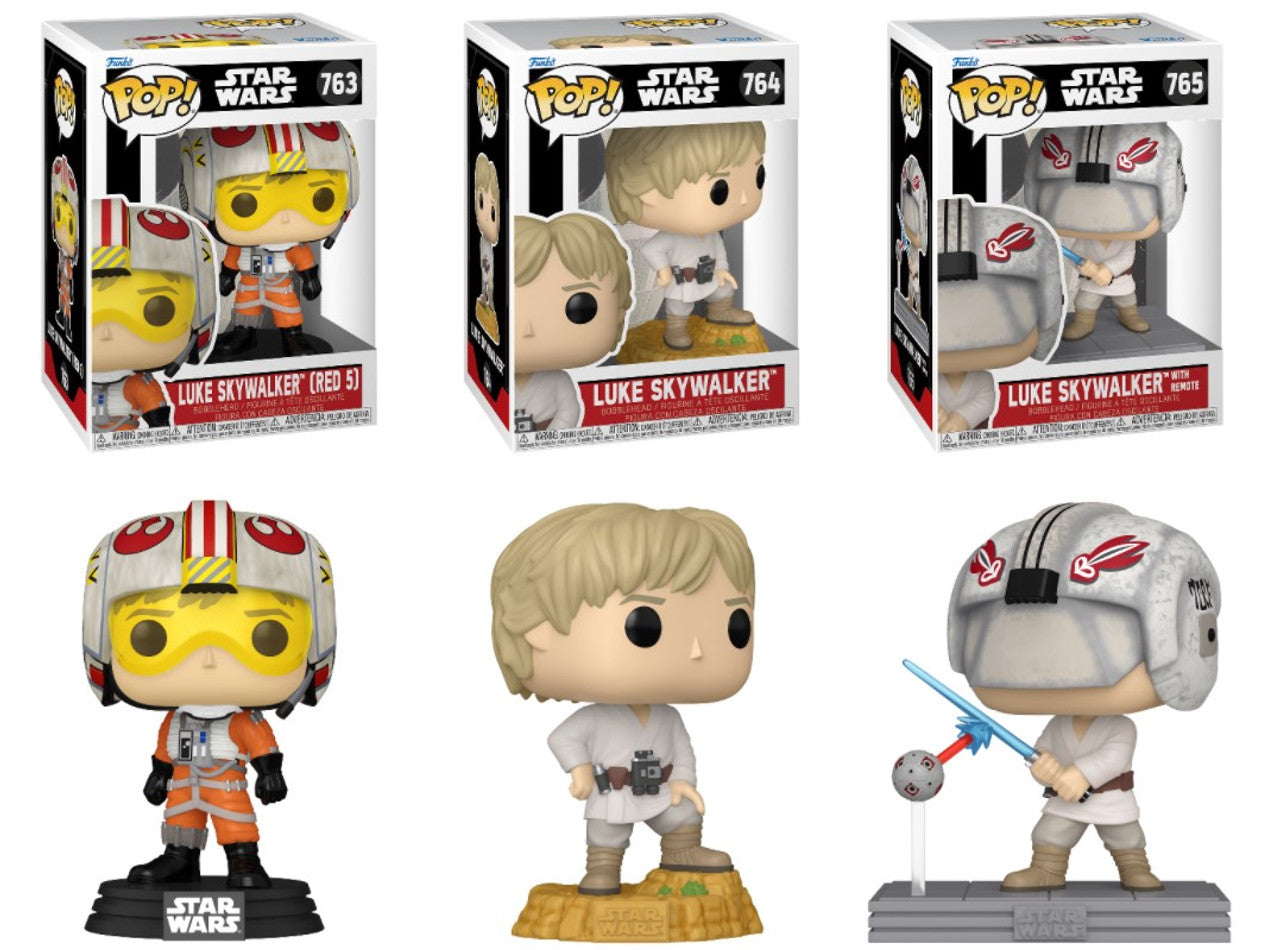 Pop! Set 3 Luke Skywalker Star Wars