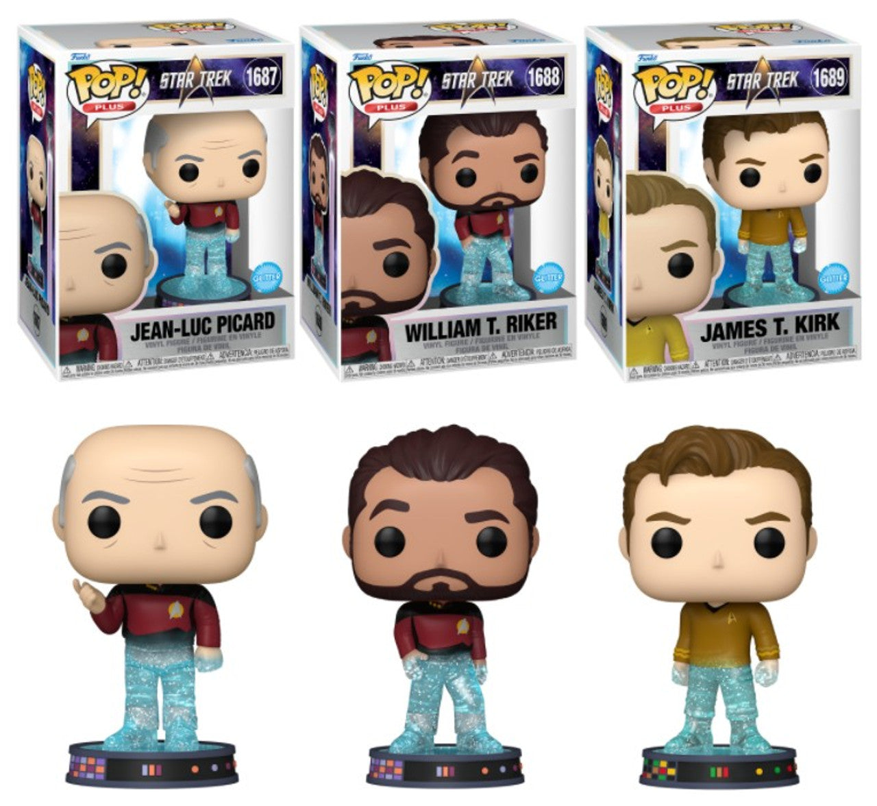 Pop! Plus Star Trek Transporter Complete Set 3