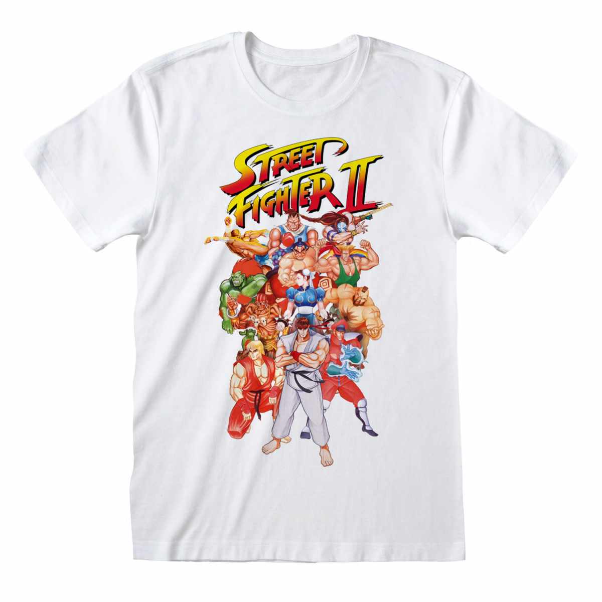 Streetfighter 2 Group Shot White T-Shirt