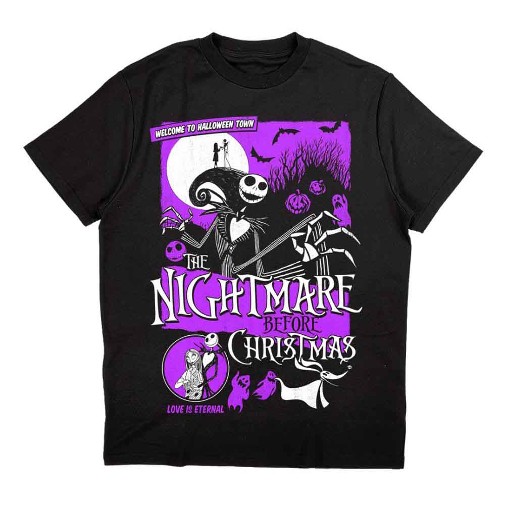 THE NIGHTMARE BEFORE CHRISTMAS WELCOME TO HALLOWEEN TOWN T-SHIRT