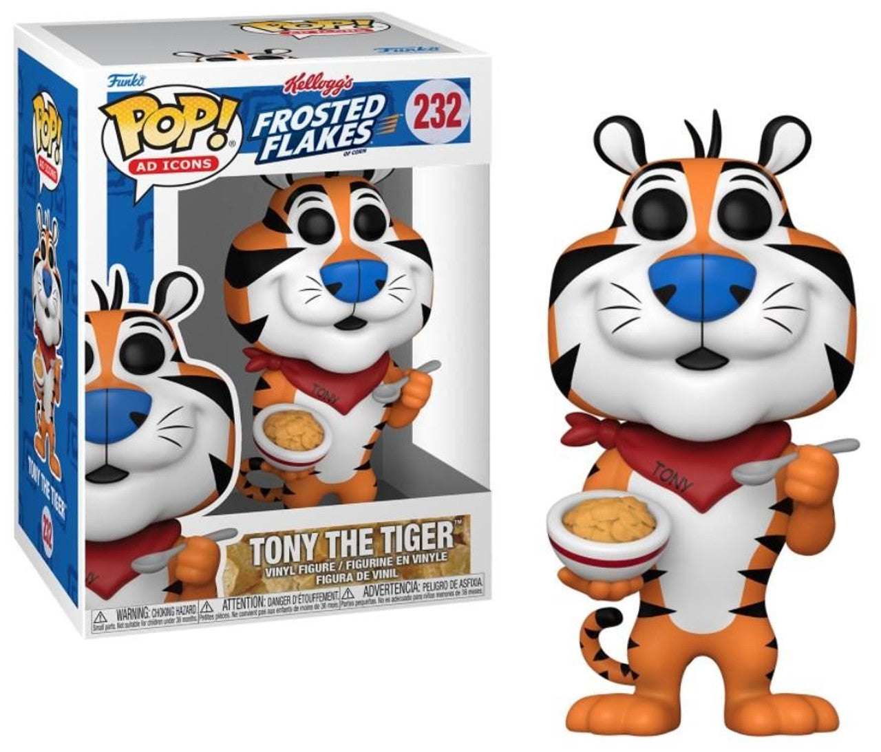 Pop! Ad Icon Tony the Tiger 1984 Kellogg's Frosted Flakes