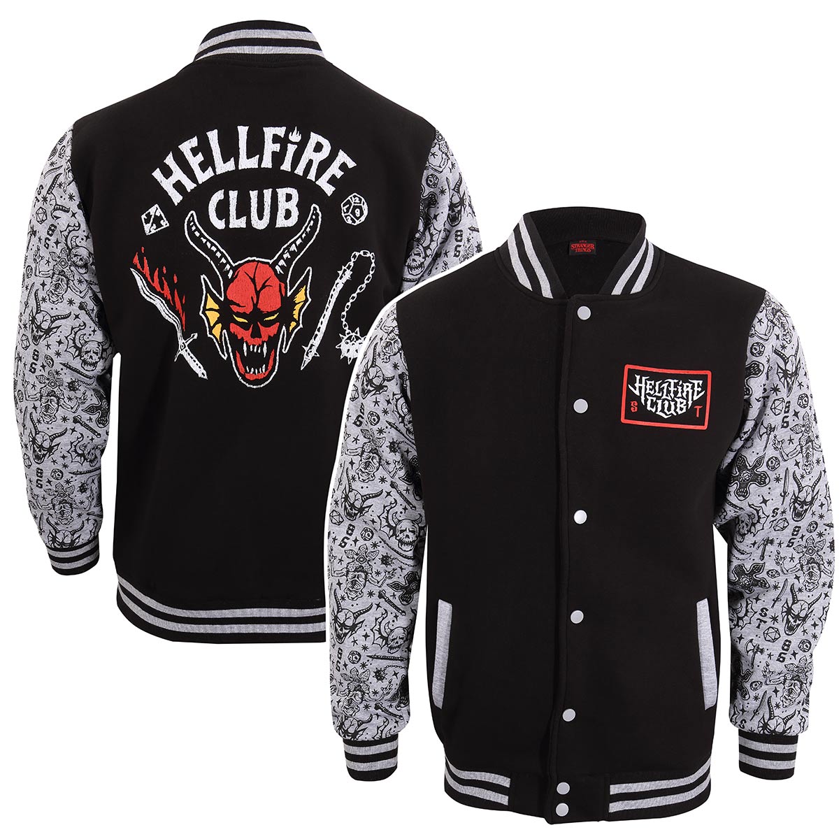 Stranger Things Hellfire Club Varsity Jacket