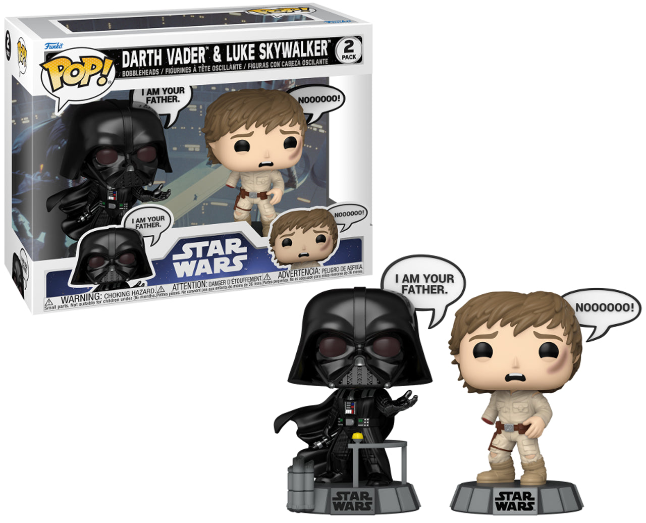 Pop! Sayings Vader & Luke Star Wars