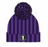 Wednesday Nevermore Logo Pom Beanie