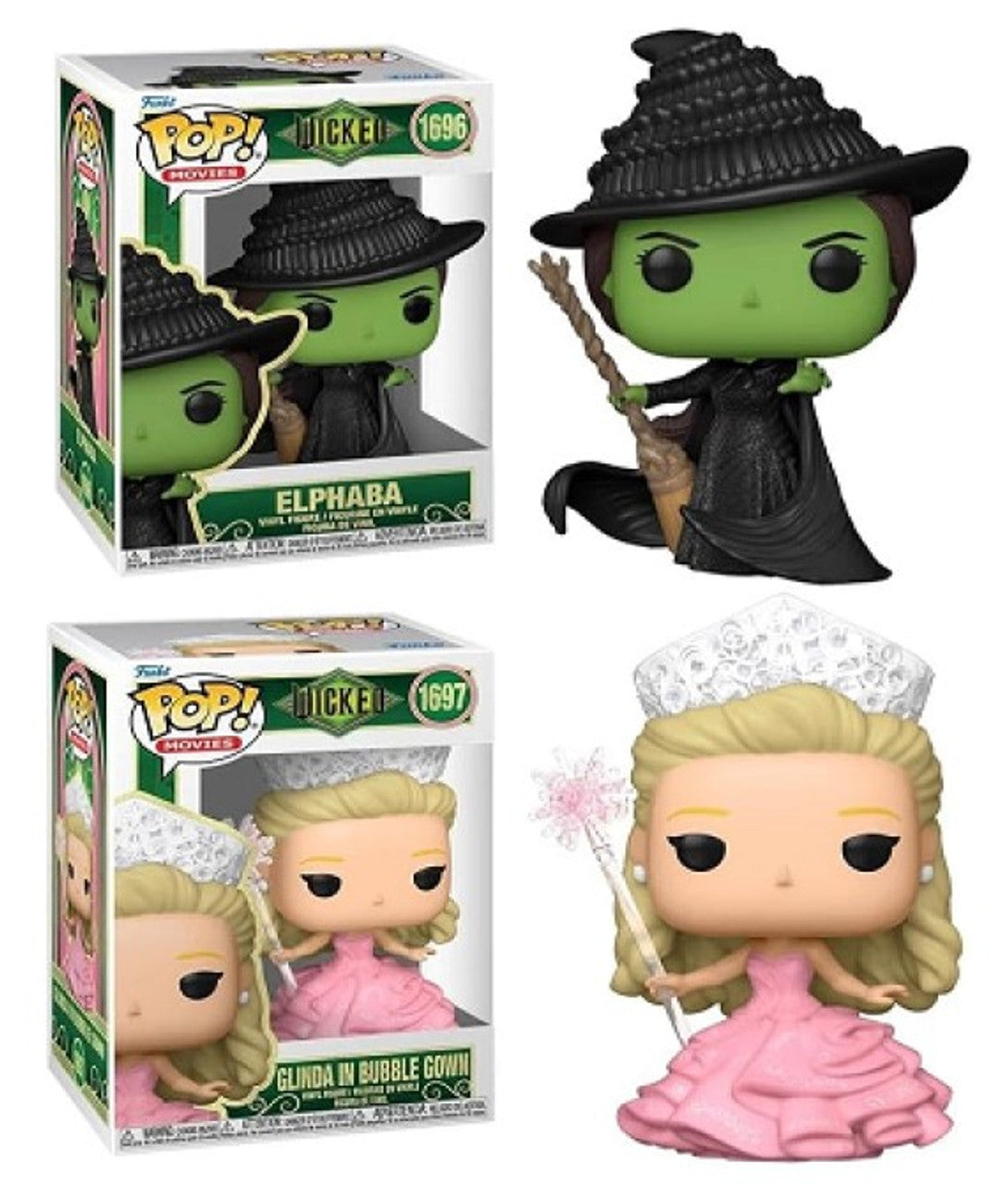 Pop! Combo 2 Glinda and Elphaba Wicked