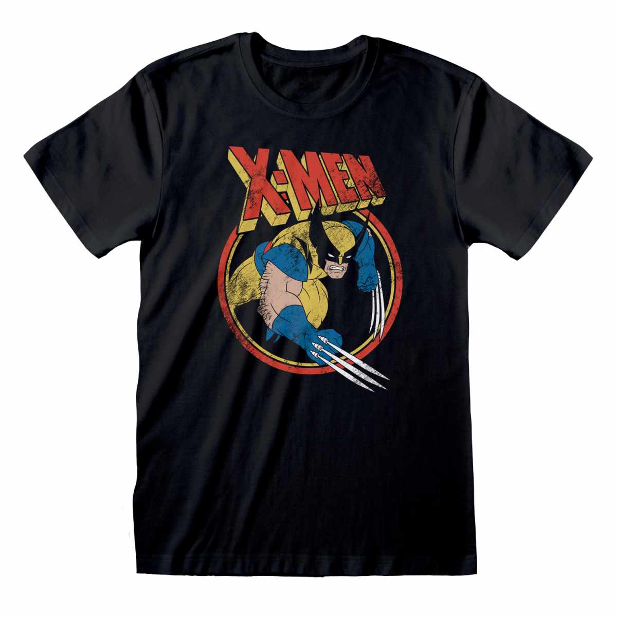 Marvel Comics X-Men Wolverine Black T-shirt