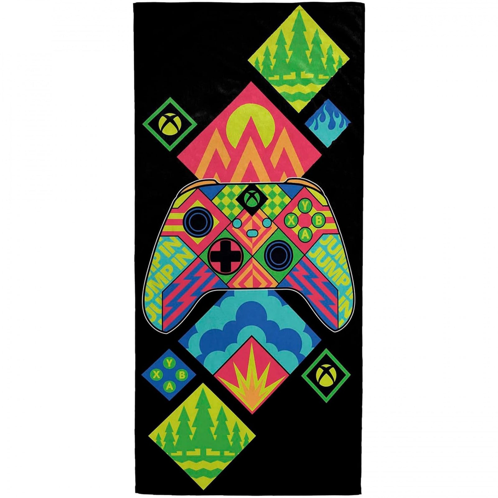 Xbox Geomental Controller Beach Towel