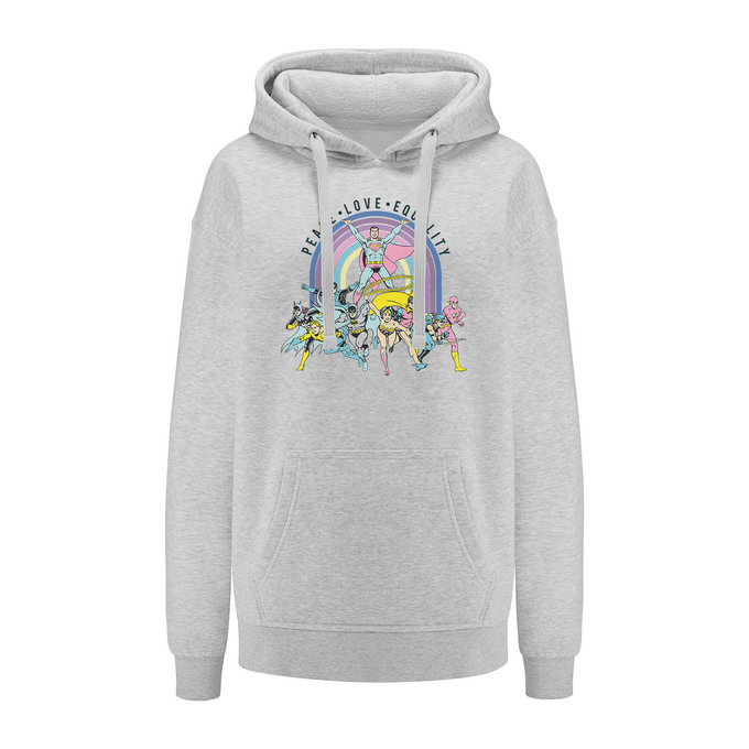 Justice League DC Gray Hoodie