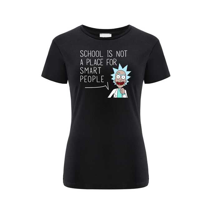 Rick and Morty Black T-Shirt