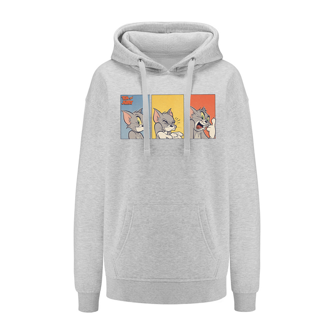 Tom & Jerry Gray Hoodie